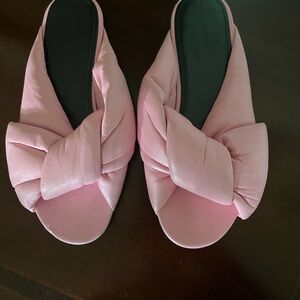 Balenciaga Pink Bow Mules